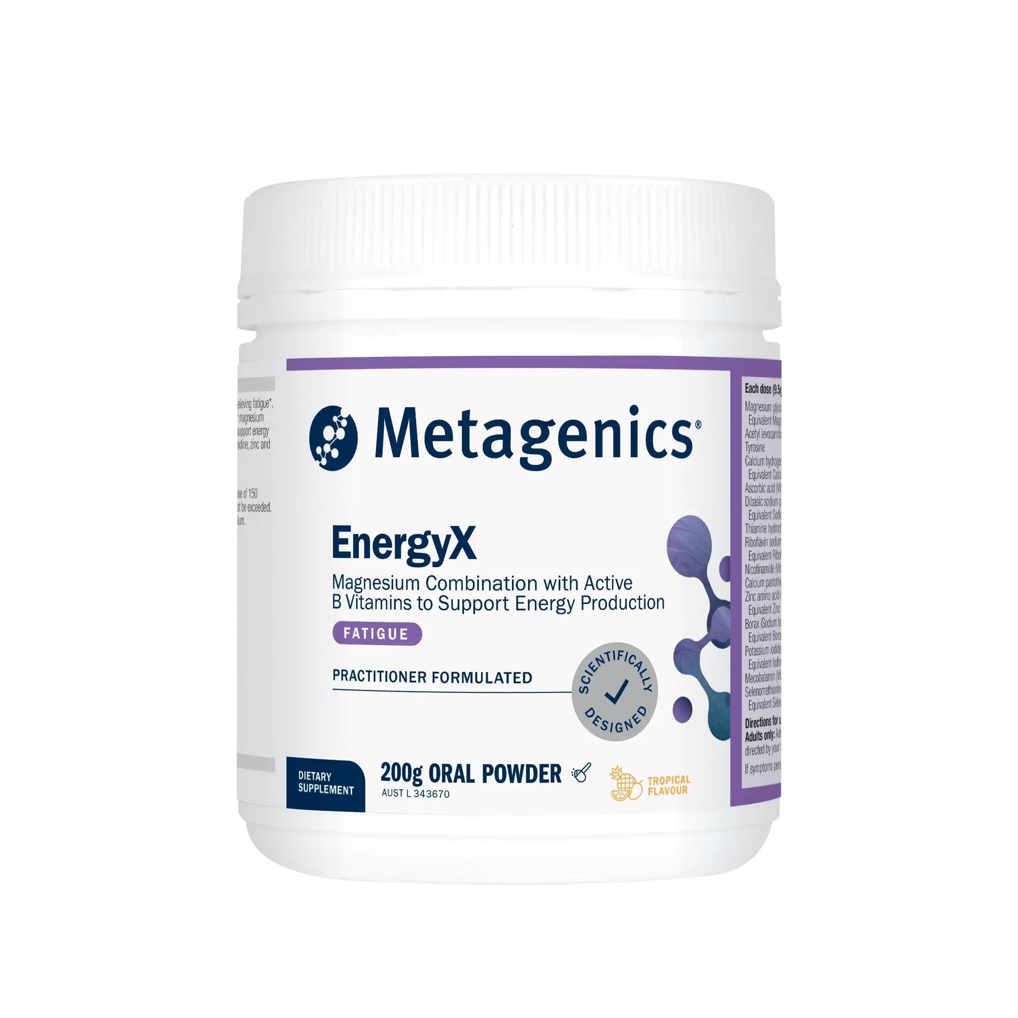 EnergyX Tropical 200g Powder