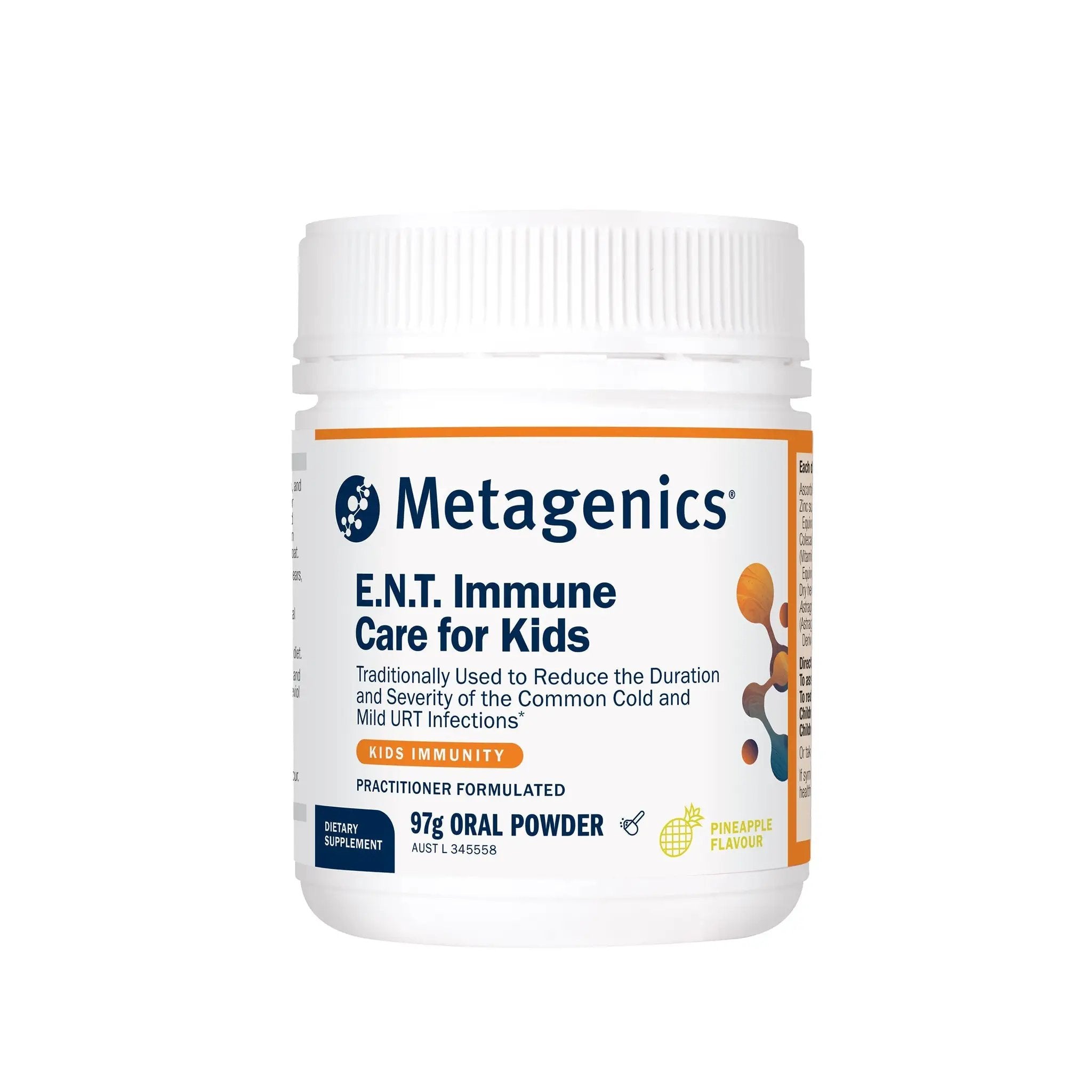 E.N.T Immune Care for Kids Pineapple 97g Powder