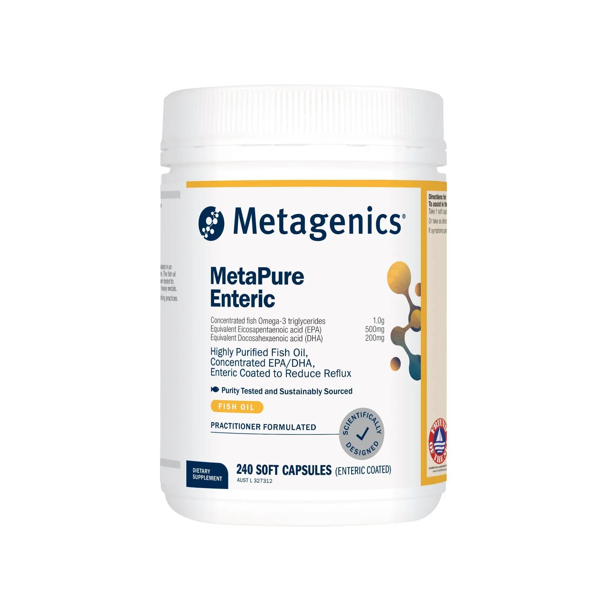 MetaPure Enteric 240 Capsules