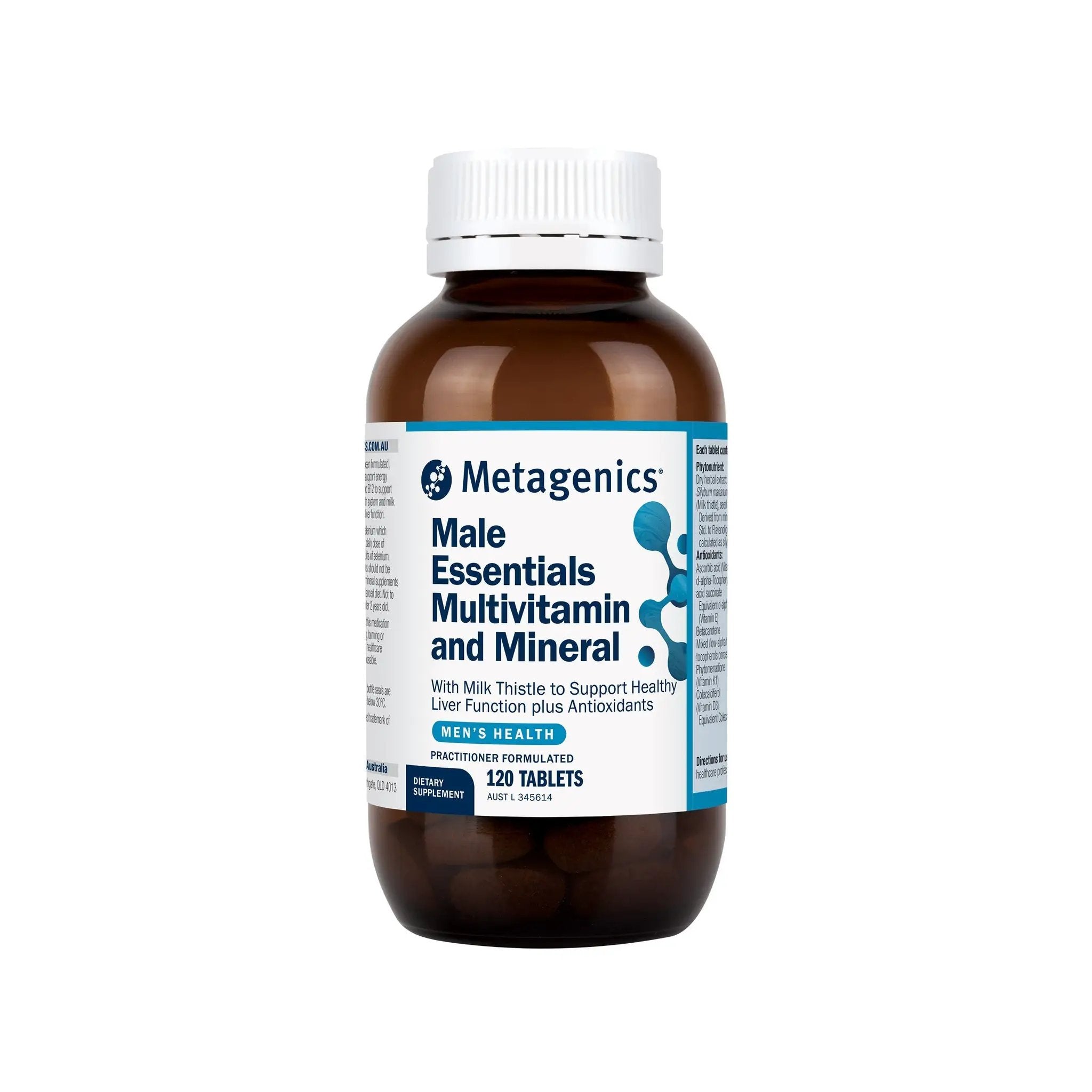 Male Essentials Multivitamin & Mineral 120 Tablets