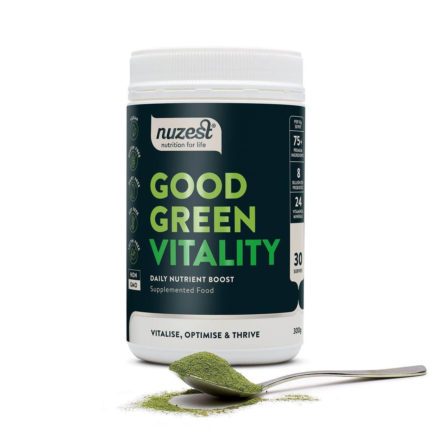 Nuzest Good Green Vitality 300 gm allergens,cheaper than bargain chemist,cheaper than chemist warehouse,cheaper than HEALTH NZ,cheaper than Health post,cheaper than Net Pharmacy,cheaper than NZ HEALTHSTORE,cheaper than pharmacy direct,cheaper than supplem