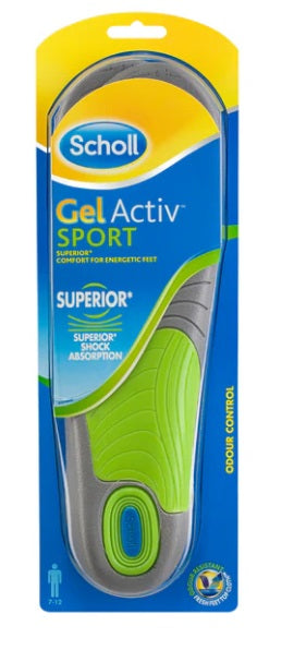 Scholl GelActiv Insoles Sport Men Ankle Care,Christmas gift,christmas sale,Foot Health,foot pain,gelactiv,insoles,issues,scholl