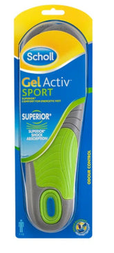 Scholl GelActiv Insoles Sport Men Ankle Care,Christmas gift,christmas sale,Foot Health,foot pain,gelactiv,insoles,issues,scholl