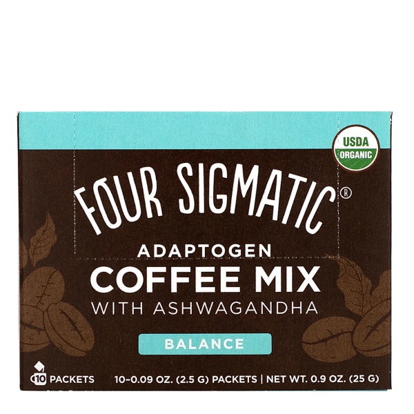 Four Sigmatic Balance Organic Coffee (Instant) 10 Sachets adaptogenic,Arabica coffee beans,Balance Organic Coffee (Instant),help you keep calm and carry on,issues,Organic Keto-friendly Vegan