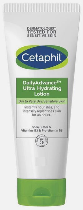 Cetaphil Ultra Hydrating Lotion - Daily Advance Formula for Intense Moisture - DominionRoadPharmacy