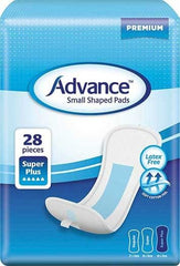 Advance® Small Shaped Pads adhesive back strip,anatomically designed,bladder weakness,breathable,close fitting conventional briefs,discreet pad,Fixation Pants,great protection,issues,moderate incontinence,Small Shaped Pads,stress incontinence,ultimate com