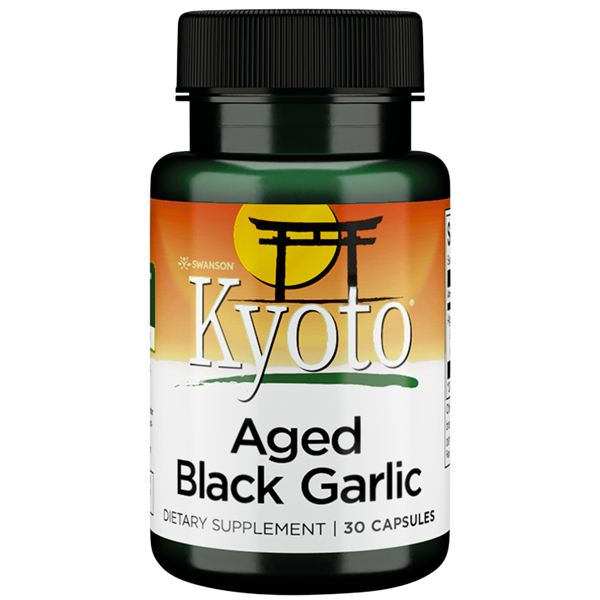 Swanson Aged Black Garlic 650mg-30C Aged Black Garlic,Black Garlic,issues,Swanson Kyoto