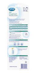 Scholl Air Cushion Everyday Insole AIR CUSHION INSOLES,Airflow latex foam,Anti-slip technology,help feet breathe,INSOLES,issues,prevent wrinkling in shoes,Soft foam layer