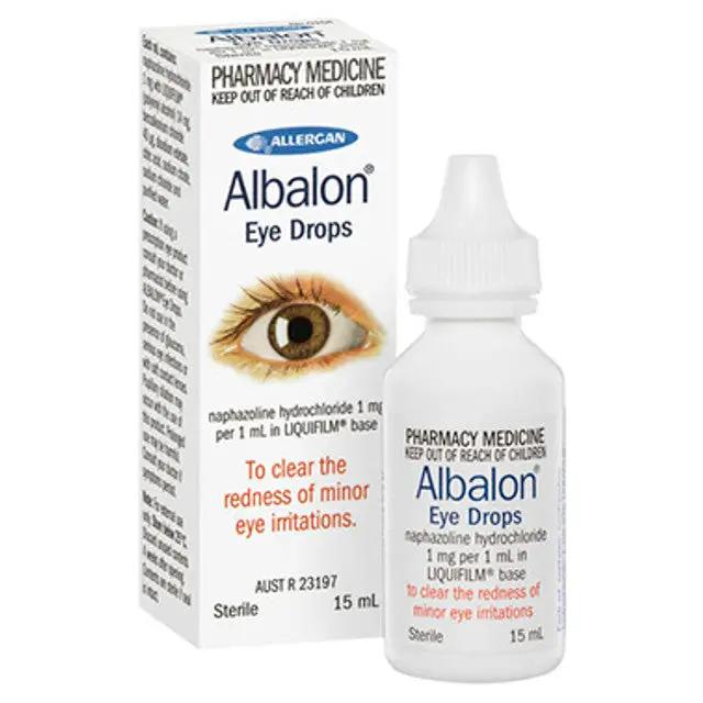 Albalon Eye Drops 15ml eye drops,Fast relief from redness,Formulated in a moisturising base,issues