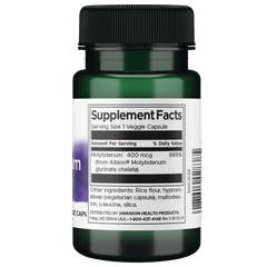 Swanson – Albion Molybdenum 60VC Albion Molybdenum,issues,liver,metabolism,Mineral