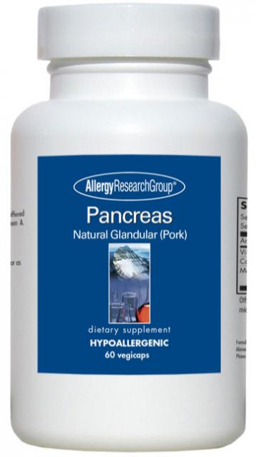 Allergy Research Pancreas Pork Natural Glandular 60s