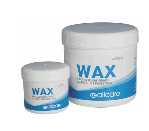 ALLCARE WAX - MASSAGE WAX UNSCENTED ALLCARE WAX,Apricot Kernel Oil,Beeswax,Grapeseed Oil,issues,MASSAGE WAX UNSCENTED,semi-solid consistency