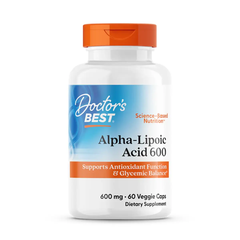 Doctor's Best Alpha-Lipoic Acid 600mg 60 Veggie Caps