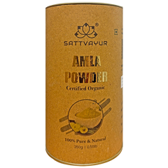 Sattvayur Organic Amla Powder 250g – Himalayan Indian Gooseberry Superfood