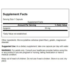 Swanson – Apigenin 50mg 90C antioxidant,Apigenin,bioflavonoid,cellular,flavonoid,issues,Maintains nervous system function,nature-identical apigenin supplement,nutrient,promote stress relief,Promotes glucose metabolism,prostate,Supports prostate health,tis