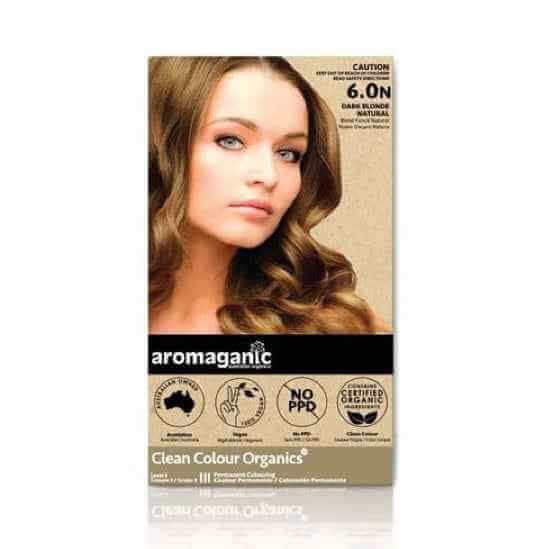 Aromaganic Hair Dye Dark Blonde 6.0N Australian Natural Organic Hair Dye