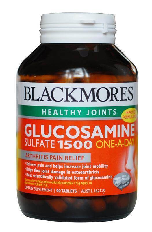 Blackmores Glucosamine 1500mg 90 Tablets Blackmores,bone injury,bone repair,Glucosamine,healing bone,healing joints,issues,joint pain,Joints,sore joints