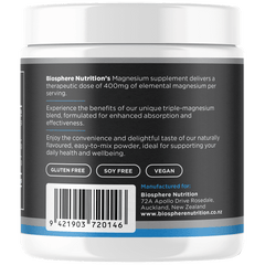 Biosphere Magnesium Powder 282g Mango Pineapple Flavour Biosphere Magnesium powder,blood pressure,blood sugar,cramps,issues,Lemon Lime,Lemon Lime Flavour -,Lemon Lime Flavour - Formulated for optimal,Lemon Lime Flavour - Formulated for optimal absorption,