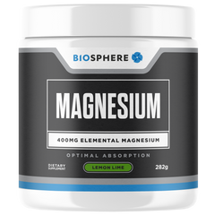 Biosphere Magnesium powder 282g Lemon Lime Flavour Antioxidants Cardiovascular,as well as cardiovascular,Biosphere Magnesium powder,bones,boost energy production,Brain & Cognition Cardiovascular Eye Health,cardiovascular,Cardiovascular Children's Health I