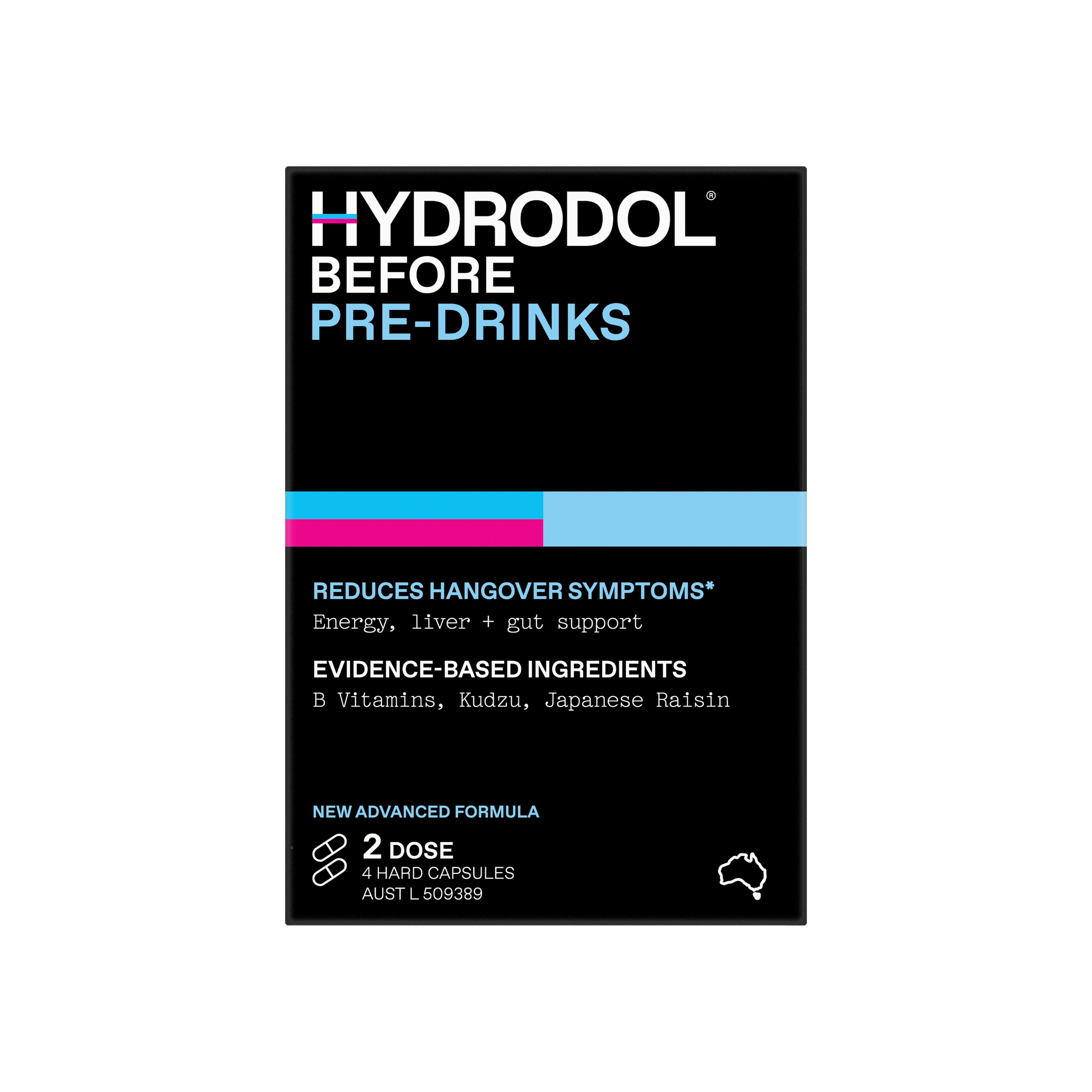 Hydrodol Before 2 Dose 4 Capsules