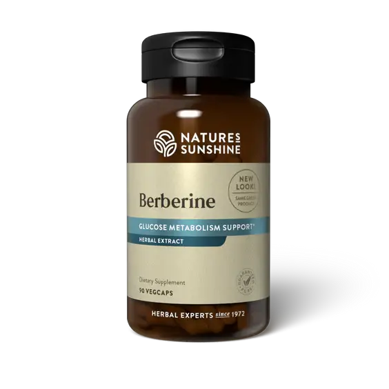 Nature's Sunshine Berberine Accelerate Metabolism,Berberine,can aid gut barrier function,cholesterol levels,glucose metabolism,gut barrier function,Halal certified,healthy metabolism,hormone metabolism,issues,Kosher,metabolism,Nature's Sunshine Berberine,
