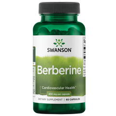 Swanson Berberine 400mg 60C Accelerate Metabolism,Antioxidants Cardiovascular,Antioxidants Energy Minerals Vitamins,as well as cardiovascular,blood sugar,blood sugar balance,Blood Sugar Brain & Cognition Children's Health Detoxification Energy Minerals,bl
