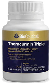Bioceuticals Theracurmin Triple, High dose, Highly Bioavailable Curcumin 60 Caps 60-caps,bioceuticals,Christmas gift,christmas sale,healing joints,Highly Bioavailable Curcumin,issues,joint,joint active,joint and bone health,joint care,Joint comfort,joint