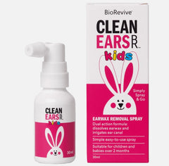 BioRevive CleanEars Kids Wax Removal Spray BioRevive CleanEars Kids Wax Removal Spray,issues