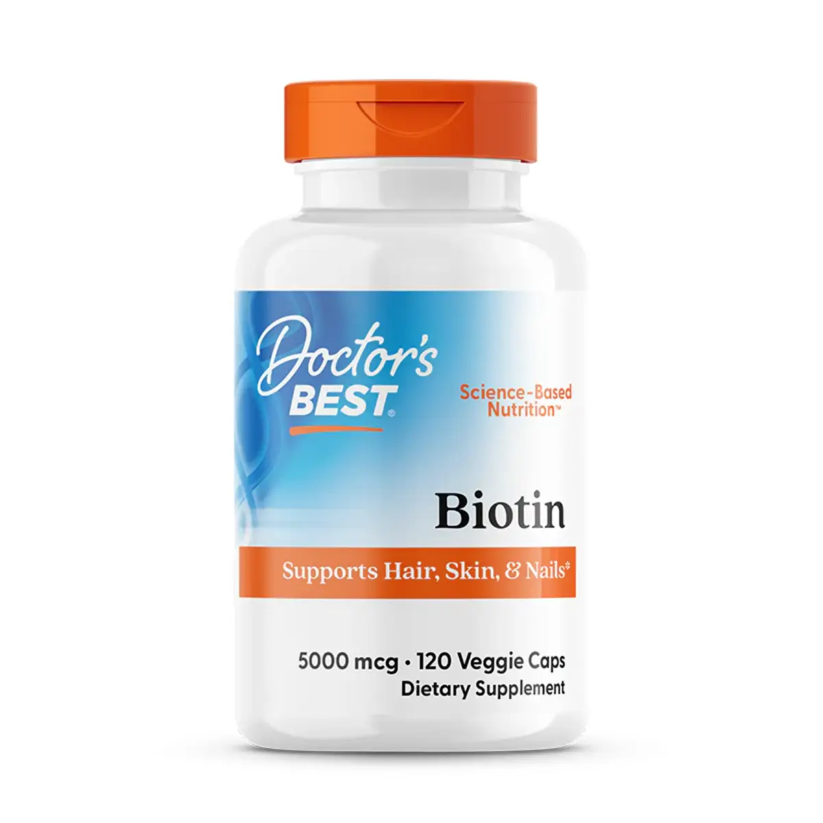 Doctor's Best Biotin 5000mcg Veggie Caps