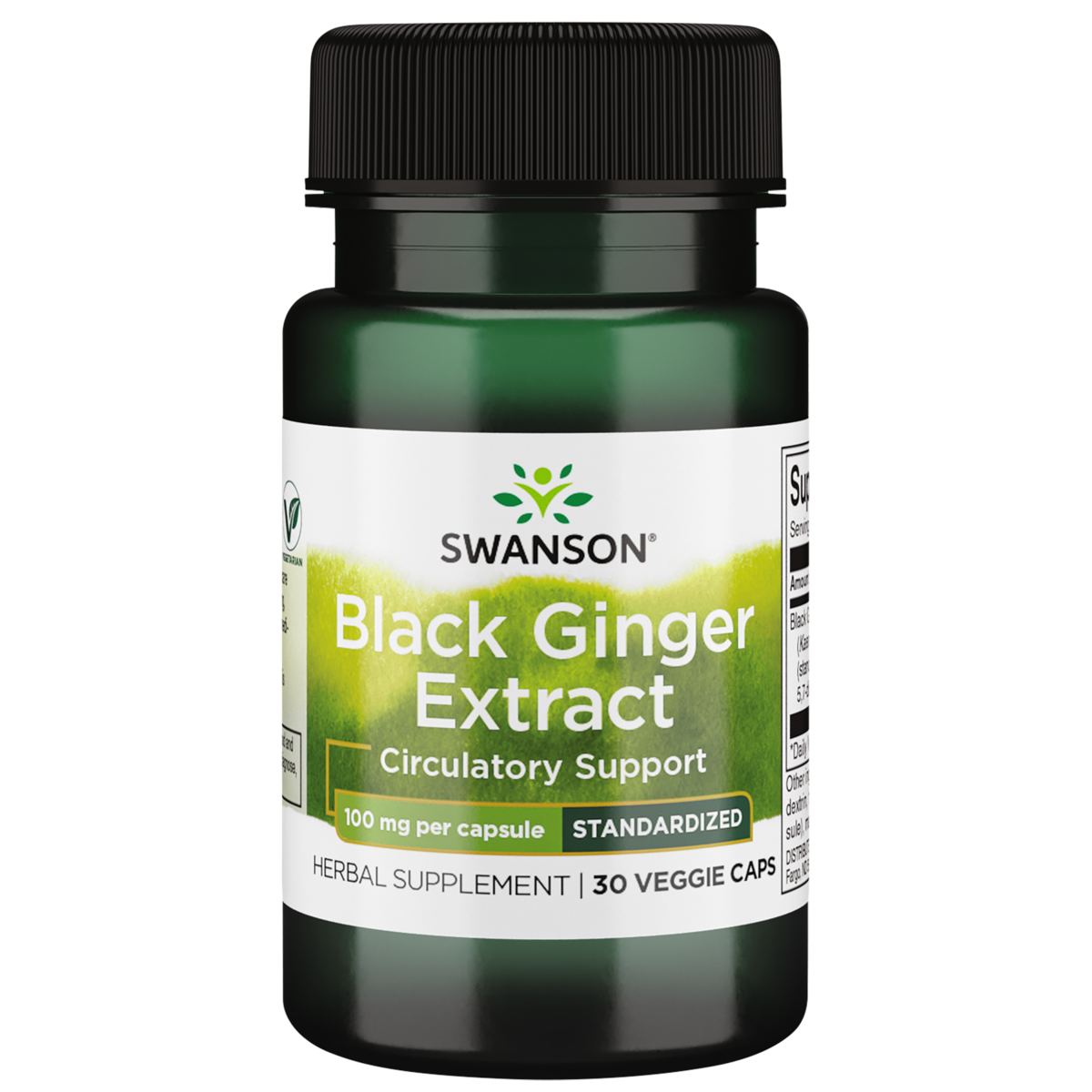 Swanson – Black Ginger Extract 100mg 30VC Accelerate Metabolism,Antioxidants Cardiovascular,Antioxidants Energy Minerals Vitamins,as well as cardiovascular,Black Ginger Extract,blood sugar,blood sugar balance,Blood Sugar Brain & Cognition Children's Healt