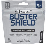 2TOMS BLISTER SHIELD powder pouch for advanced blister prevention, 2.5 oz.