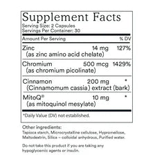 MitoQ +Blood Sugar 60 Vege Capsules blood sugar,diabetes,issues,mito q,mitoq,MitoQ Blood Sugar 60 Vege Capsules