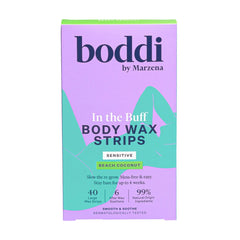 Boddi Body Wax Strips 40pk - Beach Coconut