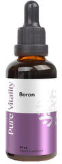 Pure Vitality Boron Drops 30ml anti-aging,bone strength,bone support,brain support,daily mineral,energy levels energy and vitality,Fast absorption,fertility,healthy fertility,healthy hormonal balance,healthy immune system,healthy mood,healthy stress level
