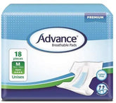 Advance® Breathable Pads anatomically shaped,Breathable Pads,comfort,fast and even absorption,issues,skin dry,super absorbent polymers