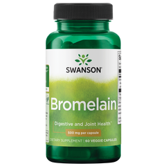Swanson – Bromelain 500mg 60VC absorption,aids in digestion,Deliver support for joint comfort,digestion,issues