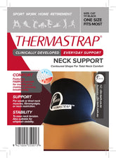 Thermastrap Neck Support Adjustable Velcro System Neck Support,issues,neck pain,neck support,Thermastrap Neck Support