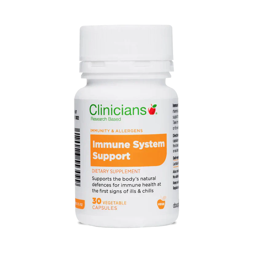 Clinicians immune system support supplement (Del-Immune V®) 30's dietary supplement for immune health.