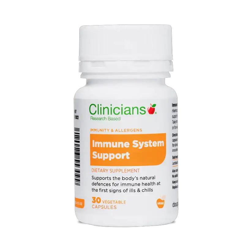 Clinicians immune system support supplement (Del-Immune V®) 30's dietary supplement for immune health.