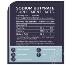 BODYBIO Calcium/Magnesium Butyrate 100 Caps BodyBio Butyrate,Butyrate,Calcium/Magnesium Butyrate,fuels your gut cells,Gut Health Postbiotic,healing leaky gut,issues,Sodium Butyrate,strengthening the gut lining