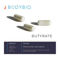 BODYBIO Sodium Butyrate BodyBio Butyrate,Butyrate,Calcium/Magnesium Butyrate,fuels your gut cells,Gut Health Postbiotic,healing leaky gut,issues,Sodium Butyrate,strengthening the gut lining