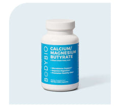 BODYBIO Calcium/Magnesium Butyrate 100 Caps BodyBio Butyrate,Butyrate,Calcium/Magnesium Butyrate,fuels your gut cells,Gut Health Postbiotic,healing leaky gut,issues,Sodium Butyrate,strengthening the gut lining
