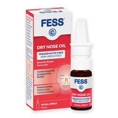 Fess Dry Nose Oil Nasal Spray 10ml blocked nose,cracked nose,dry nose,issues,nose oil
