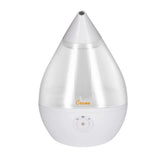 Crane Droplet Cool Mist Humidifier 1.9L with Vapour Pad Tray - Clear