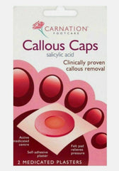 Carnation Callous Caps 2pk Carnation Callous Caps 2pk,issues