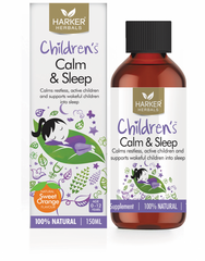 Harker Herbals Childrens Calm and Sleep Liquid 150ml Sweet Orange for Relaxation Children's Calm and Sleep,Harker Herbals,Herbal Sleep Formula,Natural Sleep Aid,optimized,Relaxation Liquid,Sweet Orange Relaxation
