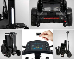 Pride GoGo Carbon Fibre Scooter Ultra Portable Folding Mobility Scooter for Easy Travel