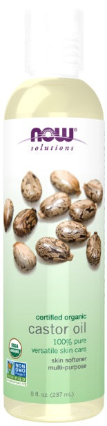 Now Solutions Castor Oil, Organic 237 ml Castor Oil Organic,certified organic,issues