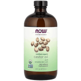 Now Castor Oil Organic 473ml Glass Bottle Accelerate Metabolism,antimicrobial,Antioxidants Cardiovascular,Antioxidants Energy Minerals Vitamins,as well as cardiovascular,beauty,blood sugar,blood sugar balance,Blood Sugar Brain & Cognition Children's Healt