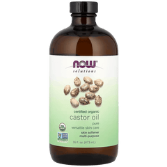 Now Castor Oil Organic 473ml Glass Bottle Accelerate Metabolism,antimicrobial,Antioxidants Cardiovascular,Antioxidants Energy Minerals Vitamins,as well as cardiovascular,beauty,blood sugar,blood sugar balance,Blood Sugar Brain & Cognition Children's Healt